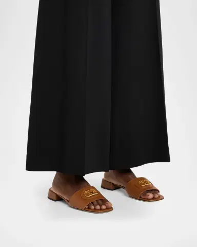 Valentino Garavani 20mm VLogo Leather Medallion Mule Sandals | Thumbnail 7 Valentino Garavani 20mm VLogo Leather Medallion Mule Sandals | Thumbnail 7