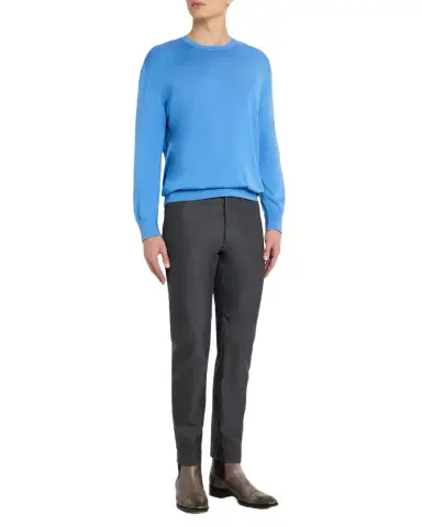 Tom Ford Men's Silk Knit Crewneck Sweater | Thumbnail 1
