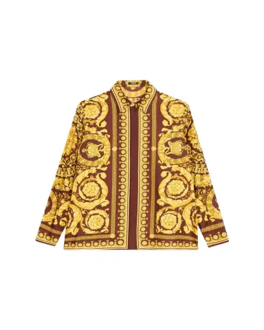 Versace Barocco Print Silk Shirt | Thumbnail 1 Versace Barocco Print Silk Shirt | Thumbnail 1