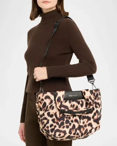 Vee Collective Caba Small Animal-Print Nylon Tote Bag | Thumbnail 2 Vee Collective Caba Small Animal-Print Nylon Tote Bag | Thumbnail 2