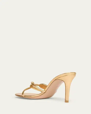 Gianvito Rossi Metallic Serpent Twist Ankle-Strap Sandals | Thumbnail 2 Gianvito Rossi Metallic Serpent Twist Ankle-Strap Sandals | Thumbnail 2