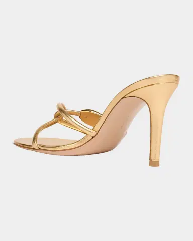 Gianvito Rossi Metallic Serpent Twist Ankle-Strap Sandals | Thumbnail 9 Gianvito Rossi Metallic Serpent Twist Ankle-Strap Sandals | Thumbnail 9