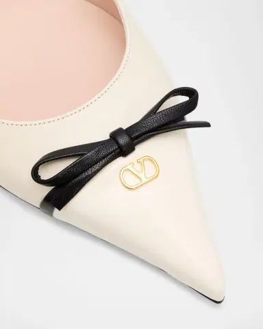 Valentino Garavani 45mm Bepointy Leather Slingback Pumps | Thumbnail 4 Valentino Garavani 45mm Bepointy Leather Slingback Pumps | Thumbnail 4