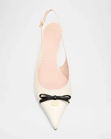 Valentino Garavani 45mm Bepointy Leather Slingback Pumps | Thumbnail 5 Valentino Garavani 45mm Bepointy Leather Slingback Pumps | Thumbnail 5