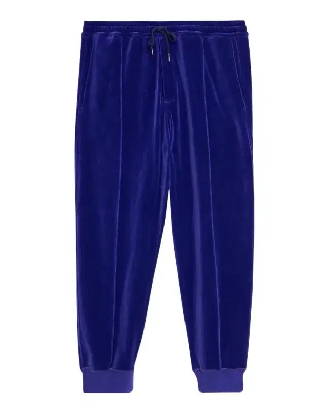 Men 's Velour Pleated Joggers