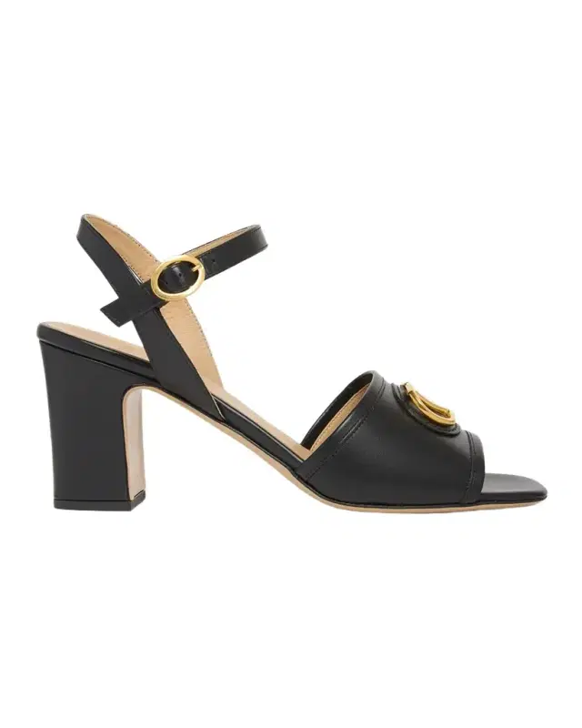 75mm VLogo Signature Leather Sandals