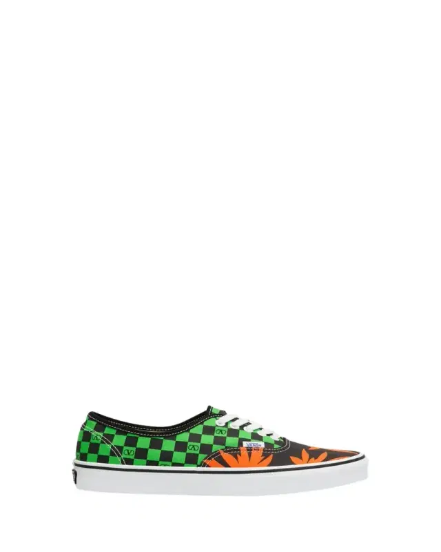 x Vans Men's Tess St VLogo Tropical Canvas Low-Top Sneakers