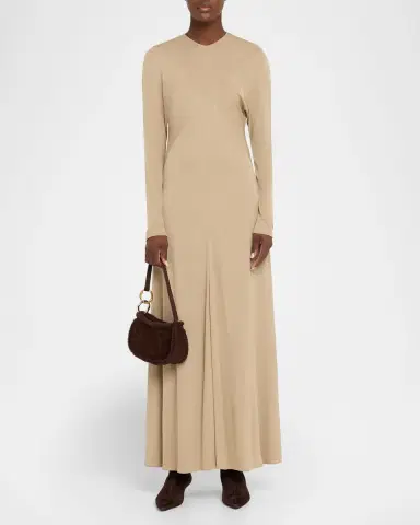Staud Ollie Shearling-Trim Suede Shoulder Bag | Thumbnail 4 Staud Ollie Shearling-Trim Suede Shoulder Bag | Thumbnail 4