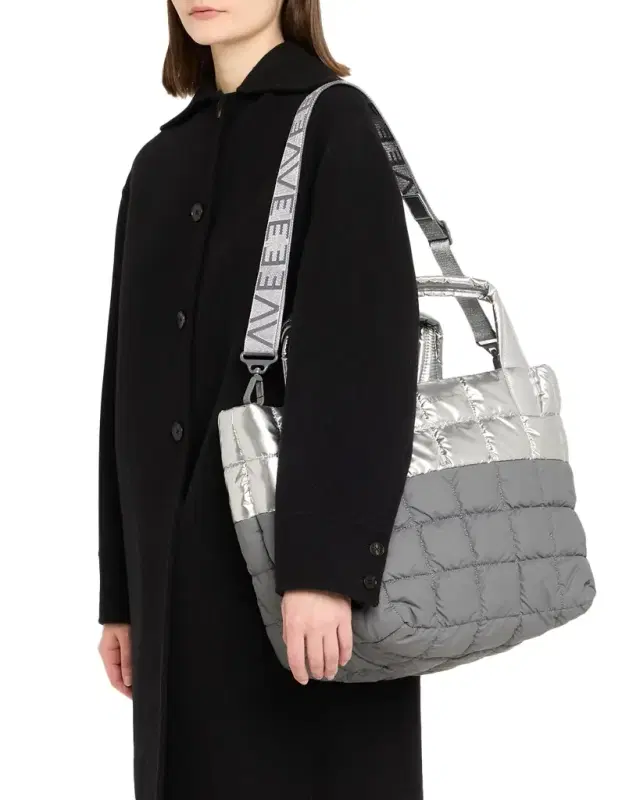 VeeCollective Porter Medium Nylon Tote Bag with Pouch