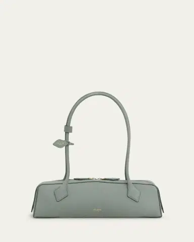 Alaïa Le Teckel Medium Suede Shoulder Bag | Thumbnail 7