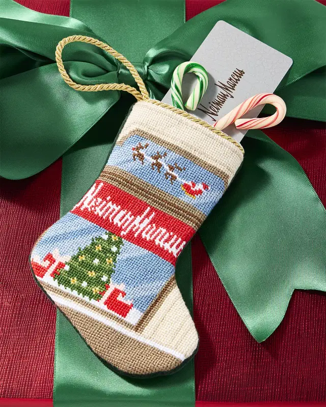"Downtown" Mini Bauble Stocking