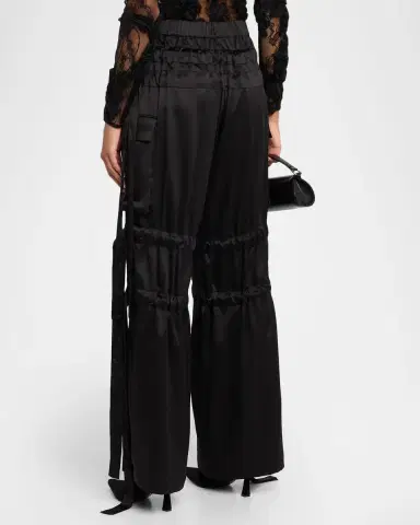 Aknvas Odin Satin Tie Trousers | Thumbnail 2 Aknvas Odin Satin Tie Trousers | Thumbnail 2