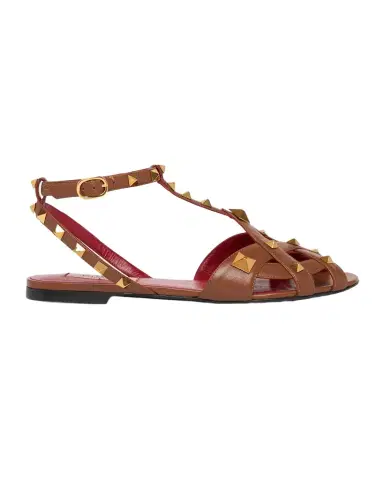 Valentino Garavani Studdy Leather Sandals | Thumbnail 1 Valentino Garavani Studdy Leather Sandals | Thumbnail 1