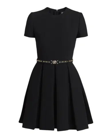 Versace Belted Short-Sleeve Mini Dress | Thumbnail 1