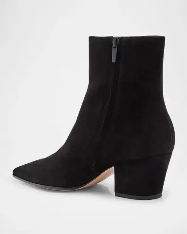Gianvito Rossi Keinna Suede Zip Ankle Boots | Thumbnail 3