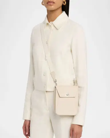 Akris Anouk Mini Leather Messenger Bag | Thumbnail 9 Akris Anouk Mini Leather Messenger Bag | Thumbnail 9