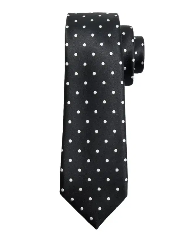 TOM FORD Men 's Polka Dot Mulberry Silk Tie