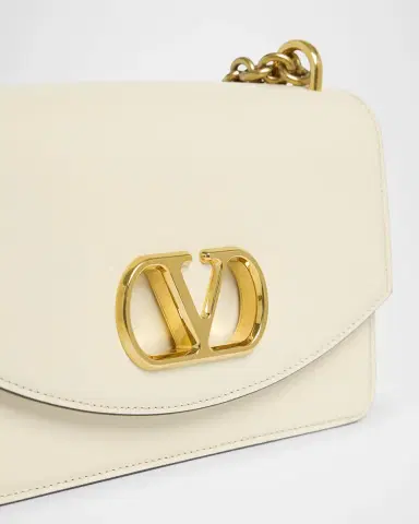 Valentino Garavani Vain Small VLOGO Leather Shoulder Bag | Thumbnail 6