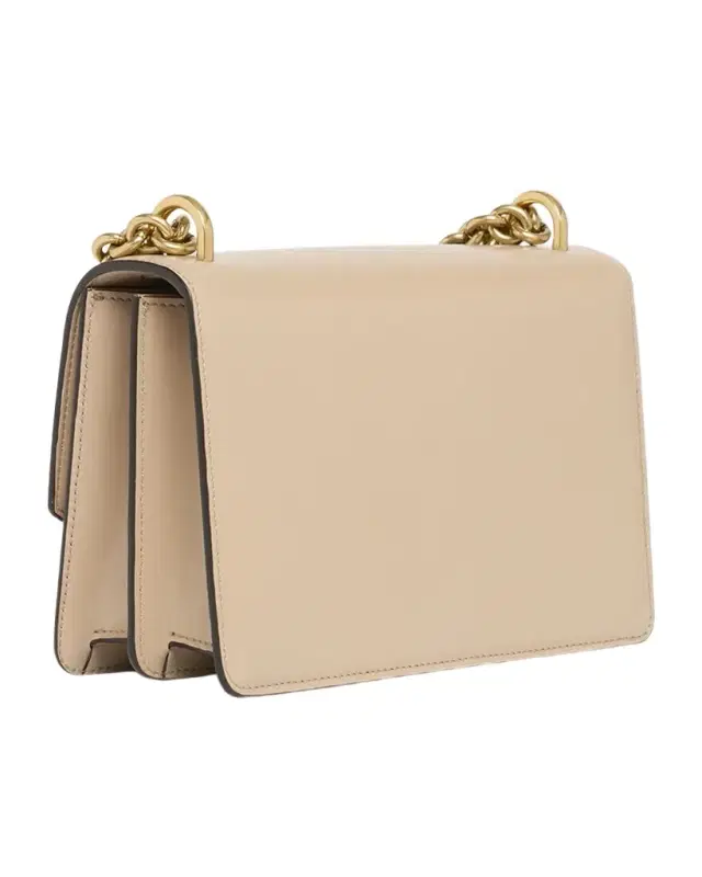 Vain Small VLOGO Leather Shoulder Bag