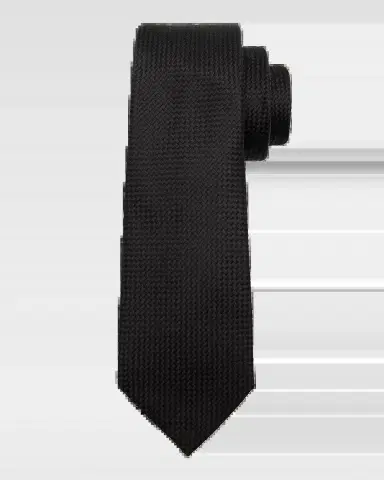 TOM FORD Men's Textured Mulberry Silk Tie | Thumbnail 2