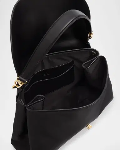 TOTEME T-Lock Nylon Satchel Bag | Thumbnail 2 TOTEME T-Lock Nylon Satchel Bag | Thumbnail 2