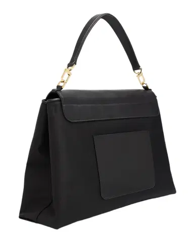 TOTEME T-Lock Nylon Satchel Bag | Thumbnail 1 TOTEME T-Lock Nylon Satchel Bag | Thumbnail 1