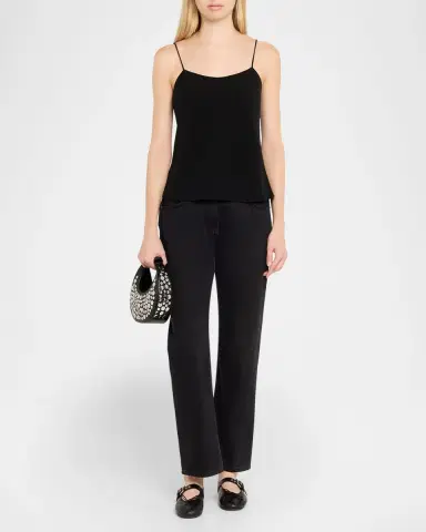 Staud Oval Mirror Studed Leather Top-Handle Bag | Thumbnail 4 Staud Oval Mirror Studed Leather Top-Handle Bag | Thumbnail 4