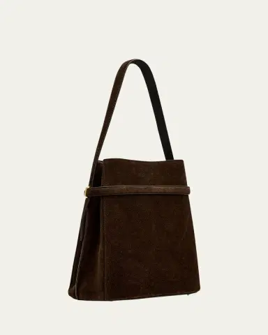 TOTEME Belted Suede Bucket Bag | Thumbnail 2
