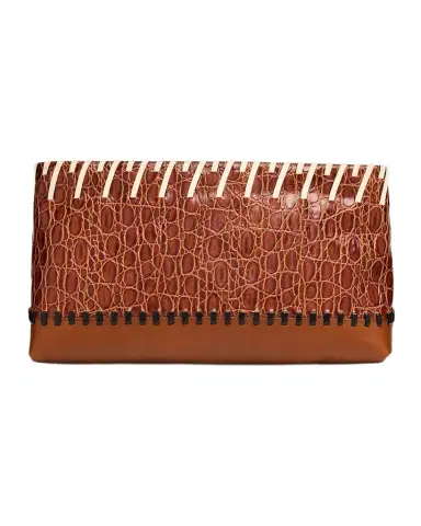 Dries Van Noten Embossed Leather Clutch Bag | Thumbnail 1