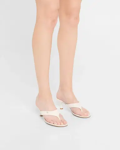 Gianvito Rossi Leather Heeled Thong Sandals | Thumbnail 2