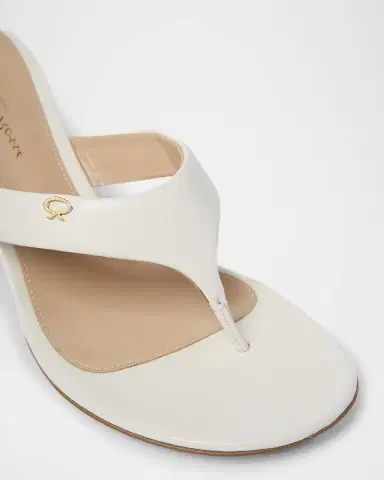 Gianvito Rossi Leather Heeled Thong Sandals | Thumbnail 5