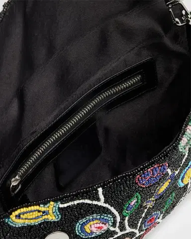 STAUD Timmy Floral Beaded Shoulder Bag | Thumbnail 3 STAUD Timmy Floral Beaded Shoulder Bag | Thumbnail 3