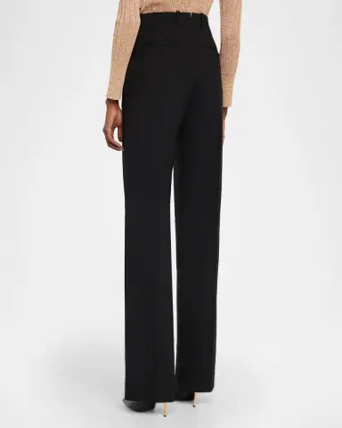 TOM FORD Wool Stretch Straight-Leg Trousers | Thumbnail 3
