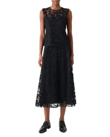 Akris Butterfly Embroidered Sleeveless Top | Thumbnail 1
