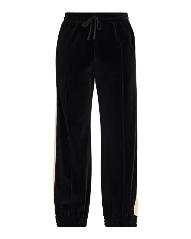 Men 's Velvet Pintuck Stripe Sweatpants Men 's Velvet Pintuck Stripe Sweatpants