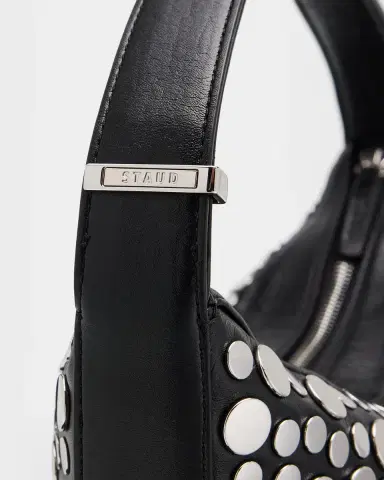 Staud Demy Mirror-Embellished Leather Shoulder Bag | Thumbnail 5 Staud Demy Mirror-Embellished Leather Shoulder Bag | Thumbnail 5