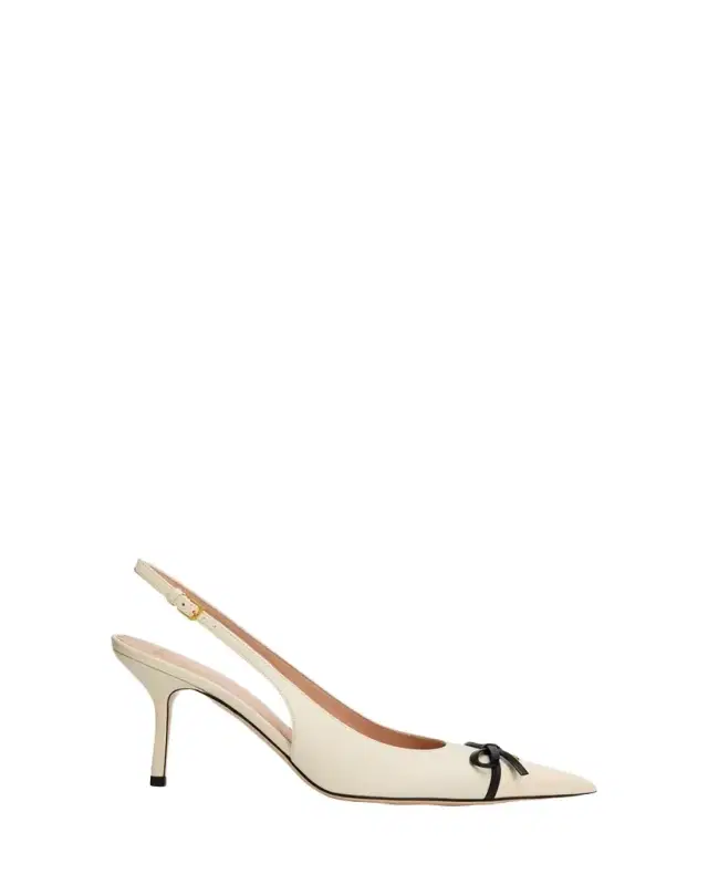 45mm Bepointy Patent Leather and Kidskin Slingback Pumps