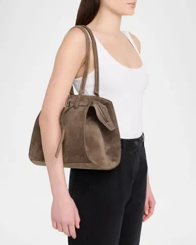 Benedetta Bruzziches Mame Everyday Suede Shoulder Bag | Thumbnail 2 Benedetta Bruzziches Mame Everyday Suede Shoulder Bag | Thumbnail 2