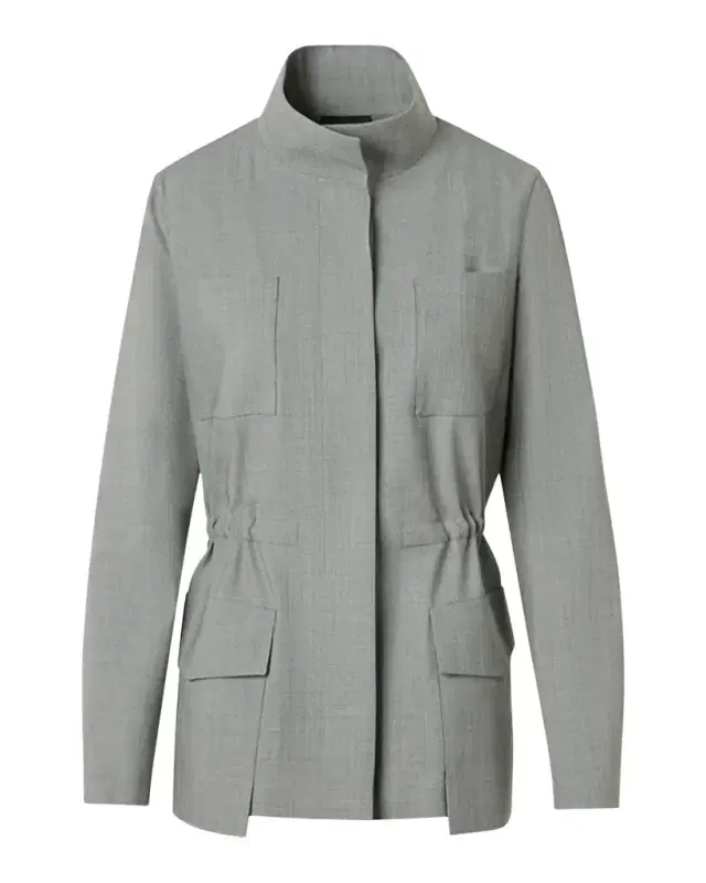 Chianti Wool Knit Safari Jacket