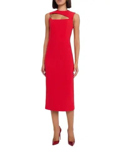 Rebecca Vallance Cameron Sleeveless Cutout Midi Dress | Thumbnail 1 Rebecca Vallance Cameron Sleeveless Cutout Midi Dress | Thumbnail 1