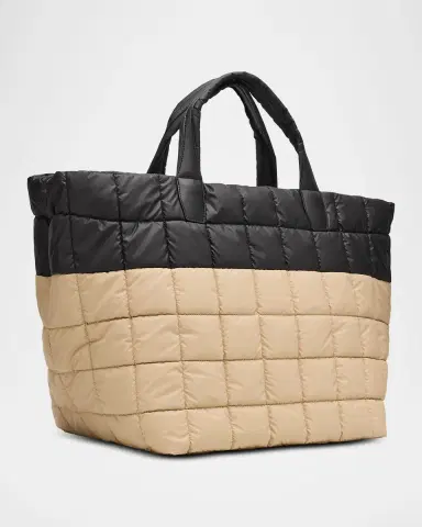 Vee Collective Porter Quilted Nylon Weekender Tote Bag | Thumbnail 2