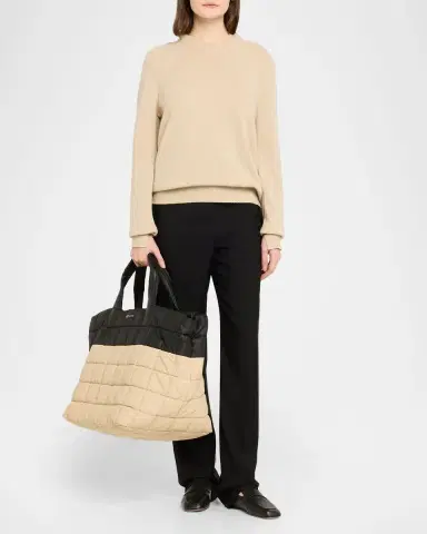 Vee Collective Porter Quilted Nylon Weekender Tote Bag | Thumbnail 4