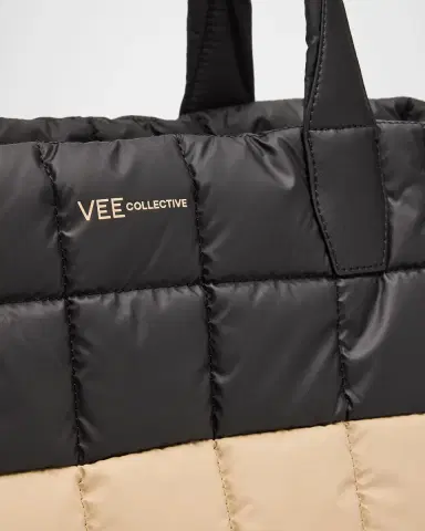 Vee Collective Porter Quilted Nylon Weekender Tote Bag | Thumbnail 5