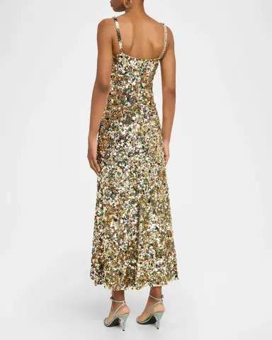 Valentino Garavani Butterfly Embroidered Tulle Maxi Dress | Thumbnail 7 Valentino Garavani Butterfly Embroidered Tulle Maxi Dress | Thumbnail 7