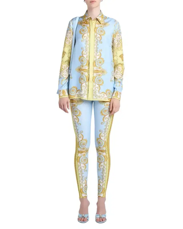 Spring Barocco Silk Twill Shirt