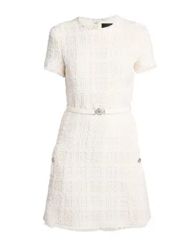 Versace Belted Tweed A-Line Mini Dress | Thumbnail 1 Versace Belted Tweed A-Line Mini Dress | Thumbnail 1