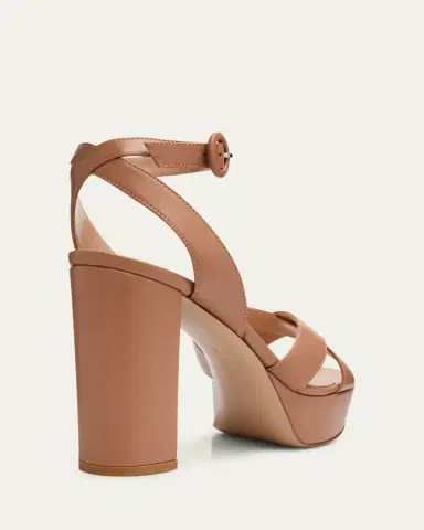 Gianvito Rossi Crisscross Ankle-Strap Platform Sandals | Thumbnail 5