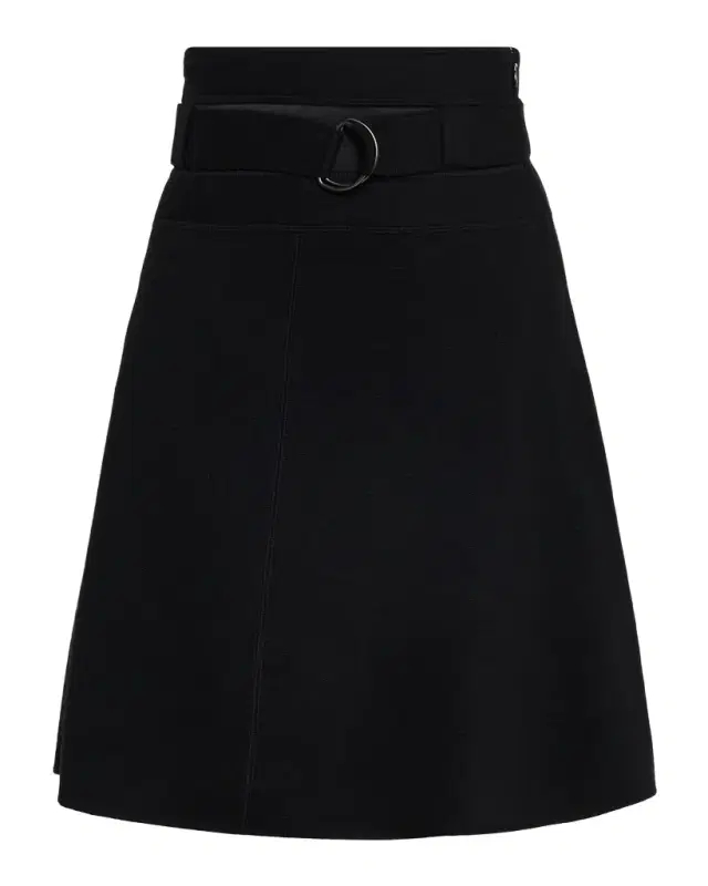 Mila Belted Knit Mini Skirt