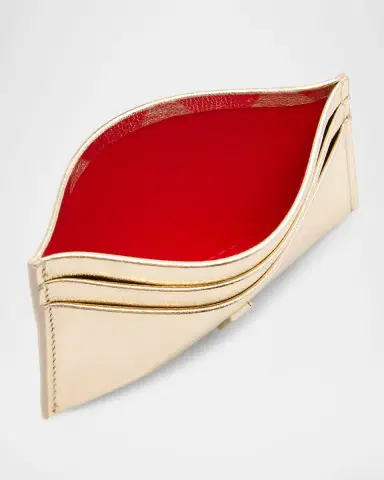 Christian Louboutin Bettina Losange Laminated Leather Card Holder | Thumbnail 4