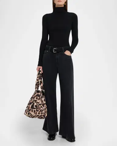 Vee Collective Caba Medium Polyester and Nylon Leopard-Print Tote Bag | Thumbnail 4 Vee Collective Caba Medium Polyester and Nylon Leopard-Print Tote Bag | Thumbnail 4